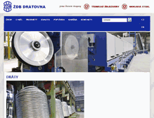 Tablet Screenshot of dratovna.cz